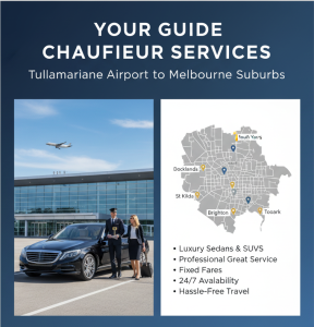Chauffeur Services from Tullamarine Airport to Melbourne Suburbs
