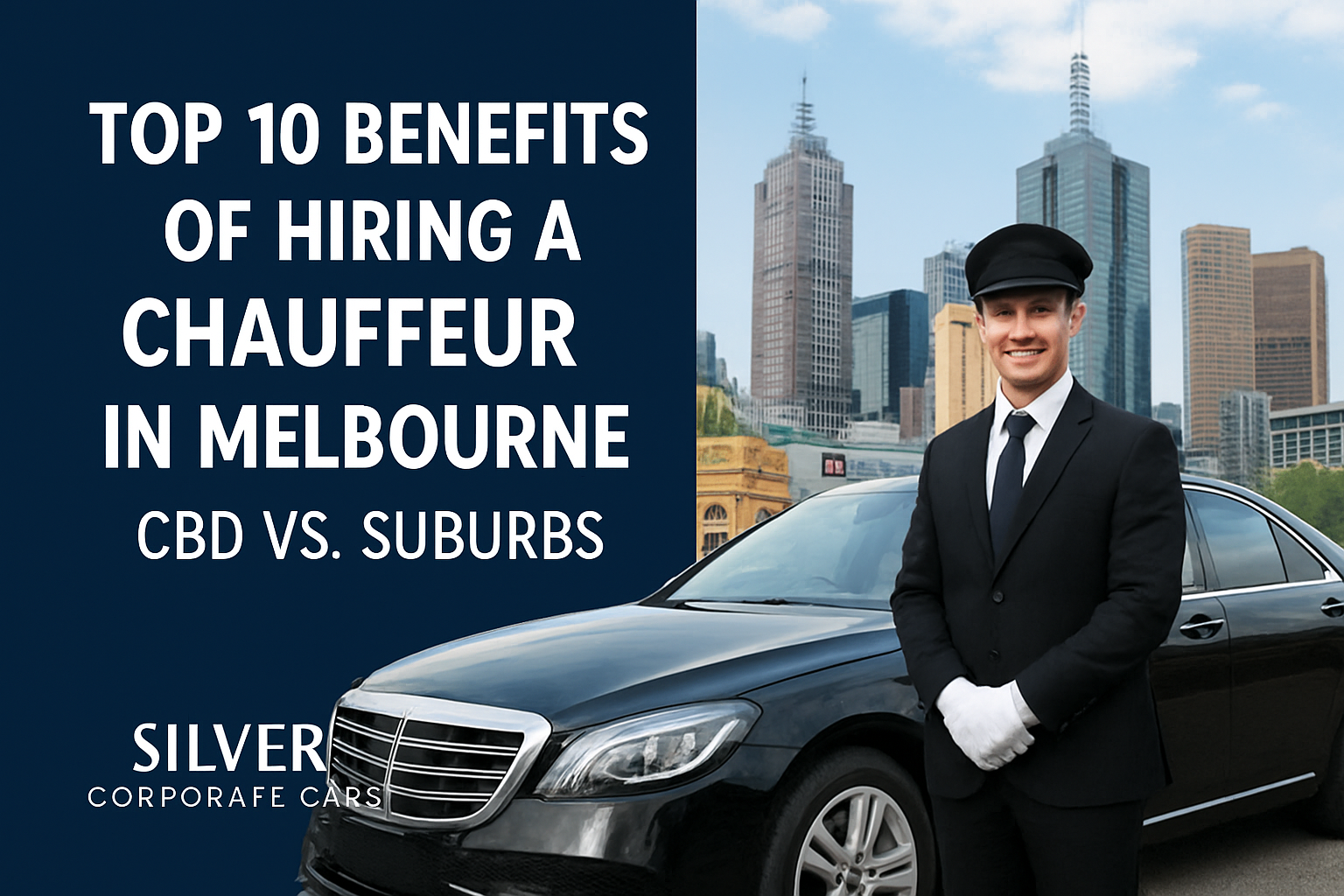 Chauffeur service Melbourne CBD Silver Corporate Cabs